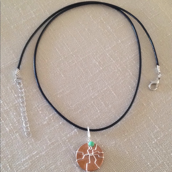 Hand Crafted Penny Pendant Necklace - Picture 2 of 3